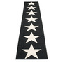 Pappelina Viggo One -  Black · Vanilla - 70 x 350 cm