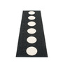 Pappelina Vera -  Black · Vanilla - 70 x 225 cm