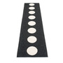 Pappelina Vera -  Black · Vanilla - 70 x 300 cm