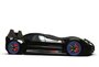 Autobett Racing XR 9 mit Flügeltüren - Kinderbett - Schwarz