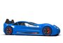 Autobett Racing XR 9 mit Flügeltüren - Kinderbett - Blau