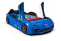 Autobett Lambo mit Flügeltüren-Kinderbett -Blau