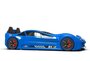 Autobett Lambo mit Flügeltüren-Kinderbett -Blau