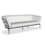 Fast Ria Soft 7622 - 2-Sitzer Sofa - Gestell 9-Metallic Grey / Stoffkissen SBI-White