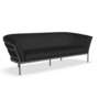 Fast Ria Soft 7622 - 2-Sitzer Sofa - Gestell 20-Dark Blue / Stoffkissen SNE-Black