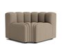 Nor11 Studio Outdoor Corner-Sofamodul: Sunbrella Savane: Coconut J233