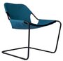 Objekto Paulistano Outdoor Sessel - Blau / Gestell schwarz