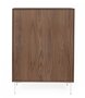 Morana Flop Highboard - Walnut/White