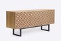 Morana Camden Sideboard Cube Print Oak
