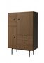 Morana Jugend Highboard - Walnut