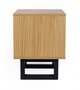 Morana Camden Bedside Diamond Print Oak