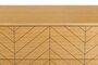 Morana Camden Bedroom Chest Herringbone Print Oak