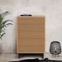 Morana Camden Bedroom Chest Diamond Print Oak