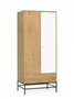 Morana Flora Wardrobe 2 Doors - Oak White