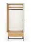 Morana Flora Wardrobe 2 Doors - Oak White