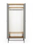 Morana Mia Wardrobe 2 Doors - Grey