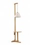 Morana Floor Lamp Table - White shade