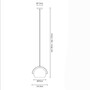 Fabbian Beluga White D57 A21 Pendelleuchte