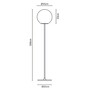 Fabbian Lumi F07 C11 / C09 Sfera Stehleuchte