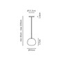 Fabbian Lumi F07 A05 Mochi Pendelleuchte