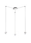 Fabbian Tripla F41 G01 -Polished aluminium