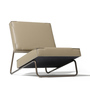Lounge Chair Hirche in Fell und Leder