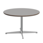 Fritz Hansen A222 Tischserie Säulenfuss - Satin Polierter Aluminium - Grey Efeso (725)