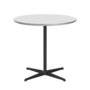 Fritz Hansen A622 Tischserie Säulenfuss - Black -Weiß (032)