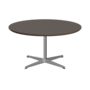 Fritz Hansen A223 Tischserie Säulenfuss - Satin Polierter Aluminium -Grau (718)