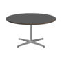 Fritz Hansen A223 Tischserie Säulenfuss - Satin Polierter Aluminium -Grey Bromo (724)