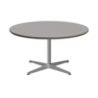 Fritz Hansen A223 Tischserie Säulenfuss - Satin Polierter Aluminiummn -Grey Efeso (725)