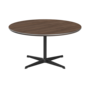 Fritz Hansen A223 Tischserie Säulenfuss - Black - Furnier Walnuss
