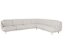 Fritz Hansen Lune™ JH610 - 6-sitzer Ecksofa - Linara 2494/340, Grey mist