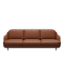 Fritz Hansen Lune™ JH300 - 3-sitzer Sofa - Soft Cognac
