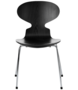Fritz Hansen Die Ameise™ 3101 Gefärbter Esche - SCHWARZ