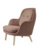 Fritz Hansen Fri™ JH5 Loungesessel aus Stoff - LIGHT RED UNI