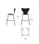 Fritz Hansen Series 7™ Junior 3177 Schwarz