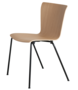Fritz Hansen Vico Duo VM110 Veneer - veneer oak schwarz pulverbeschichtet