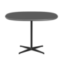 Fritz Hansen A603 Super-zirkularer Tisch - Black - Grey Bromo (724)
