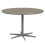 Fritz Hansen Zirkular A825 Zirkular Tisch Satinpoliertes Aluminium - Silver Grey & Brown Ottawa