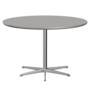 Fritz Hansen Zirkular A825 Zirkular Tisch Satinpoliertes Aluminium - Satin Polierter Aluminium & Grey Efeso