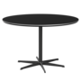 Fritz Hansen Zirkular A826 Zirkular Tisch Satinpoliertes Aluminium- Black & Black