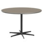 Fritz Hansen Zirkular A826 Zirkular Tisch Satinpoliertes Aluminium- Black & Brown Ottawa
