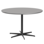 Fritz Hansen Zirkular A826 Zirkular Tisch Satinpoliertes Aluminium- Black & Grey Efeso
