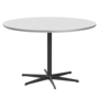 Fritz Hansen Zirkular A826 Zirkular Tisch Satinpoliertes Aluminium- Black & White