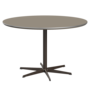 Fritz Hansen Zirkular A826 Zirkular Tisch Satinpoliertes Aluminium- Brown Bronze & Brown Ottawa