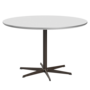 Fritz Hansen Zirkular A826 Zirkular Tisch Satinpoliertes Aluminium- Brown Bronze & White