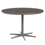 Fritz Hansen Zirkular A826 Zirkular Tisch Satinpoliertes Aluminium- Silver Grey & Grey Bromo