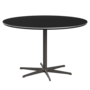 Fritz Hansen Zirkular A826 Zirkular Tisch Satinpoliertes Aluminium- Warm Graphite & Black