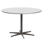 Fritz Hansen Zirkular A826 Zirkular Tisch Satinpoliertes Aluminium- Warm Graphite & White